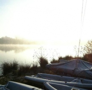  El lago a primera hora de la mañana 